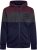 Kam Jeans 7083 Zip Thru Cut & Saw Brooklyn Hoodie Fig - Pulóverek & kapucnis pulóverek - Pulóverek & Kapucnis pulóver 2XL-12XL