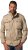 JP1880 Field Jacket with Badges Vintage Look Dark Beige - Kabátok - Nagyméretű Kabátok - 2XL-8XL