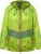 Ulla Popken Neon Rain Jacket Activewear Safety Yellow - Dzsekik - 