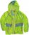 Ulla Popken Neon Rain Jacket Activewear Safety Yellow - Dzsekik - 