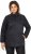 Ulla Popken Quilted Water Repellent Shirt Jacket Black - Dzsekik - 