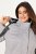 Ulla Popken HYPRAR Melange Softshell Jacket Grey Melange - Dzsekik - Nagy méretű női dzsekik