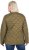 Ulla Popken HYPRAR Lightweight Quilted Water-Repellent Jacket Olive - Dzsekik - 