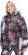 Ulla Popken HYPRAR Water-Repellent Allover Print Jacket Black - Dzsekik - 