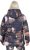 Ulla Popken HYPRAR Water-Repellent Allover Print Jacket Black - Dzsekik - 