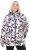 Ulla Popken HYPRAR Water-Repellent Allover Print Jacket Pale Beige - Dzsekik - 