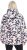 Ulla Popken HYPRAR Water-Repellent Allover Print Jacket Pale Beige - Dzsekik - 
