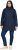 Ulla Popken HYPRAR Laser Quilted Jacket Navy - Dzsekik - 