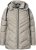 Ulla Popken HYPRAR Water-Repellent Quilted Jacket Medium Grey - Dzsekik - 