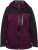 Ulla Popken HYPRAR Lightweight Triple Function Jacket Dark Berry - Dzsekik - 
