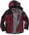 Ulla Popken HYPRAR Lightweight Triple Function Jacket Dark Berry - Dzsekik - 