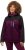 Ulla Popken HYPRAR Lightweight Triple Function Jacket Dark Berry - Dzsekik - 