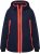 Ulla Popken HYPRAR Waterproof Triple Function Jacket Navy - Dzsekik - 