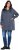 Ulla Popken Knit Fleece-Lined Jacket Navy - Dzsekik - 