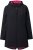Ulla Popken Hyprar Soft Shell Water Repellent Hooded Jacket Black - Dzsekik - 