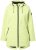 Ulla Popken Hyprar Soft Shell Water Repellent Hooded Jacket Lime Green - Dzsekik - 