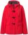 Ulla Popken HYPRAR Toggle Button Microfleece Lined Jacket Salsa Red - Dzsekik - 