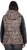 Ulla Popken HYPRAR Leopard And Leather Look Quilted Jacket Black - Dzsekik - 