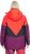 Ulla Popken HYPRAR Performance Colorblock Ski Jacket Coral - Dzsekik - 