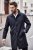 JP1880 Coat Wool Blend Water Repellent Dark Grey - Kabátok - Nagyméretű Kabátok - 2XL-8XL
