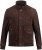 JP1880 Leather Jacket Goat Suede Espresso Brown - Kabátok - Nagyméretű Kabátok - 2XL-8XL