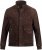 JP1880 Leather Jacket Goat Suede Espresso Brown - Kabátok - Nagyméretű Kabátok - 2XL-8XL
