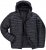JAY-PI Lightly Quilted Jacket with a Hoodie Black - Kabátok - Nagyméretű Kabátok - 2XL-8XL