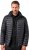 JAY-PI Lightly Quilted Jacket with a Hoodie Black - Kabátok - Nagyméretű Kabátok - 2XL-8XL