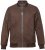 JP1880 Jacket Buffed Nubuck Lamb Leather Brown - Kabátok - Nagyméretű Kabátok - 2XL-8XL