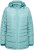 Ulla Popken Quilted Water Repellent Jacket Soft Turquoise - Dzsekik - 