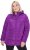 Ulla Popken Quilted Water Repellent Jacket Dark Purple - Dzsekik - 