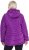 Ulla Popken Quilted Water Repellent Jacket Dark Purple - Dzsekik - 