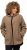 Ulla Popken Long Sleeve Hooded Teddy Jacket Putty - Dzsekik - 