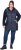 Ulla Popken HYPRAR Softshell Long Cut Jacket Navy - Dzsekik - 