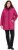 Ulla Popken HYPRAR Mixed Texture Water-Repellent Jacket Ruby - Dzsekik - 