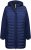Ulla Popken HYPRAR Mixed Texture Water-Repellent Jacket Night Blue - Dzsekik - 