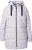 Ulla Popken HYPRAR Wave Quilted Water-Repellent Jacket Off-White - Dzsekik - 