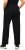 Ulla Popken Pull On Knit Straight Leg Pocket Pants Black - NŐI RUHÁZAT 40-66 - 