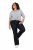 Ulla Popken Marie Fit Bootcut Stretch Jeans Dark Blue Denim - Ulla Popken - Ulla Popken Plus-Size Ruházat