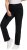 Ulla Popken Basic Mony Tapered Leg Stretch Pants Black - Női Farmer & Nadrágok Nagy Méretekben – Plus Size - 