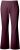 Ulla Popken Bengaline Elastic Waist Thermal Pants Aubergine - Női Farmer & Nadrágok Nagy Méretekben – Plus Size - 