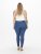 Only Carmakoma Thunder Life Skinny Fit Jeans Blue Denim - Női Farmer & Nadrágok Nagy Méretekben – Plus Size - 