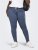 Only Carmakoma Thunder Life Skinny Fit Jeans Blue Denim - Női Farmer & Nadrágok Nagy Méretekben – Plus Size - 