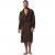 JP1880 Bathrobe Extra Soft Terry Cloth Brown - Alsónemű & Strandruhák - Nagyméretű Alsónemű 2XL-8XL