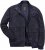 JP1880 Soft Goatskin Suede Leather Jacket Navy - Bőrdzsekik - Bőrkabátok nagy méretekben