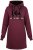 Nora Mikken KADRI Long Hoodie Burgundy - Pulóverek & kapucnis pulóverek - 