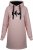 Nora Mikken KADRI Long Hoodie PINK - Pulóverek & kapucnis pulóverek - 