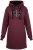Nora Mikken KADRI WHITE Long Hoodie Burgundy - Pulóverek & kapucnis pulóverek - 