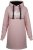 Nora Mikken KADRI WHITE Long Hoodie Pink - NŐI RUHÁZAT XS-XXL - 