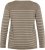 Kaffe Curve Linia Boatneck Pullover Morel Melange with Silver Lurex - Kötött pulóverek - 